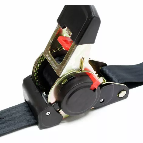 WILTEC Sangle D’arrimage 1,8m X 50mm Traction 750 DaN PES Crochet En Forme S Avec Tendeur à Cliquet 4 WILTEC Sangle D’arrimage 1,8m X 50mm Traction 750 DaN PES Crochet En Forme S Avec Tendeur à Cliquet – Image 4