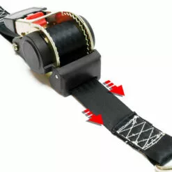 WILTEC Sangle D’arrimage 3m X 50mm Traction 750 DaN PES Crochet En Forme S Avec Tendeur à Cliquet -Treuil, cric, palan et accessoires Soldes Boutique 10094977 5