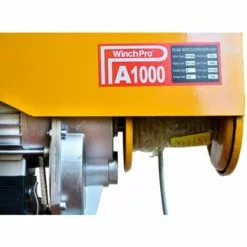 WinchPro - Palán Électrique 220v Capacité De 500/1000kg, Puissance Du Moteur 1800W, Hauteur De Levage 12m,Construction Robuste, Diamètre Du Câble D'acier 6mm -Treuil, cric, palan et accessoires Soldes Boutique 10232781 5