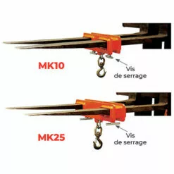 APPAREIL DE LEVAGE - MATISERE Potence Pour Fourches De Chariot élévateur - Capacité 2500kg - MK25 -Treuil, cric, palan et accessoires Soldes Boutique 10520753 4