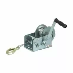 HELIOTRADE Treuil Manuel à Manivelle Capacité 2,2 Tonnes Tracter Auto Moto Bateau