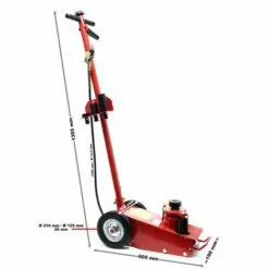 WILTEC Cric De Levage Pneumatique Mobile Véhicule Camion Aide à La Manœuvre Air Comprimé 22 Tonnes Poussée 9 WILTEC Cric De Levage Pneumatique Mobile Véhicule Camion Aide à La Manœuvre Air Comprimé 22 Tonnes Poussée -Treuil, cric, palan et accessoires Soldes Boutique 11121725 5