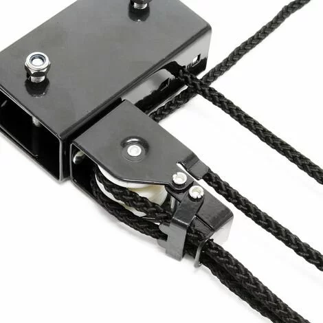 WILTEC Système Levage Canoë Kayak Vélo Palan Poulie Treuil Suspension Murale Fixation Plafond Ascenseur 3 WILTEC Système Levage Canoë Kayak Vélo Palan Poulie Treuil Suspension Murale Fixation Plafond Ascenseur – Image 3