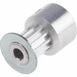 RS PRO Poulie Pour Courroie Crantée En Aluminium, Acier Zingué 12 Dents , Pas De 2mm, Alésage 3mm ( Prix Pour 1 ) -Treuil, cric, palan et accessoires Soldes Boutique 11554260 2