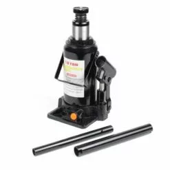 WILTEC Cric Bouteille Hydraulique 10T Vérin De Levage Avec Fonction Descente Lente, 205-390 Mm