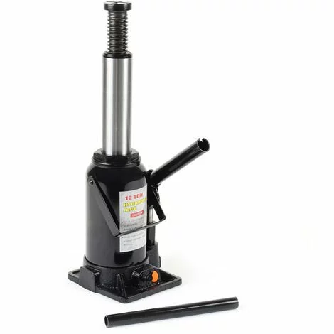 WILTEC Cric Bouteille Hydraulique 12T Vérin De Levage Avec Fonction Descente Lente, 215-400 Mm 3 WILTEC Cric Bouteille Hydraulique 12T Vérin De Levage Avec Fonction Descente Lente, 215-400 Mm – Image 3