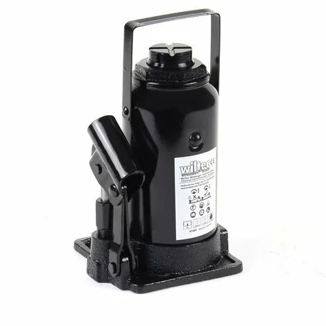 WILTEC Cric Bouteille Hydraulique 12T Vérin De Levage Avec Fonction Descente Lente, 215-400 Mm 4 WILTEC Cric Bouteille Hydraulique 12T Vérin De Levage Avec Fonction Descente Lente, 215-400 Mm – Image 4