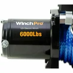WinchPro - Treuil Électrique 12V 2700kg/6000lbs, 24m De Corde Synthétique En Dyneema, 2 Télécommandes (1 Sans Fil, 1 Câble), Idéal Pour Les Atv, Buggies, Remorques, Quads Et Bateaux -Treuil, cric, palan et accessoires Soldes Boutique 12557196 5
