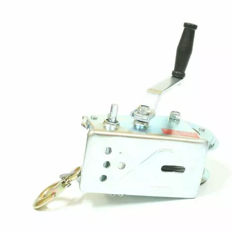 Varan Motors - H2500 Treuil Manuel à Manivelle 1100 / 2200kg Pour Remorque, Quad, Bateau Avec Cable De Ø4.8mm X 8m - Gris 5 Varan Motors - H2500 Treuil Manuel à Manivelle 1100 / 2200kg Pour Remorque, Quad, Bateau Avec Cable De Ø4.8mm X 8m - Gris – Image 5