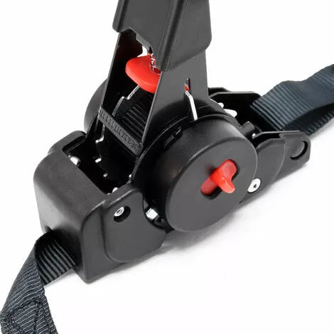 WILTEC 8x Sangles D'arrimage Automatique 100 DaN Charge De Traction LGF 0,2m LGL 1,8m PES Courroie Crochet 2 WILTEC 8x Sangles D'arrimage Automatique 100 DaN Charge De Traction LGF 0,2m LGL 1,8m PES Courroie Crochet – Image 2