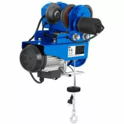 MSW Chariot Porte Palan Pont Roulant Pour Treuil Levage Palan Électrique 150kg/300kg - Bleu