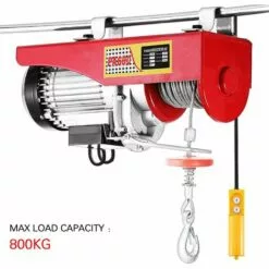 OOBEST Treuil électrique Avec Câble En Acier 230V / 50Hz 1450W Treuil Palan électrique Charge Max 400KG-800KG -Treuil, cric, palan et accessoires Soldes Boutique 14034540 3