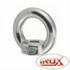 Écrou à Anneau Inox ACTON - Filetage (d): M 6 - Ø Intérieur (D1): 16 Mm - Ø Extérieur (D2): 28 Mm - Charge De Travail: 70 Kg
