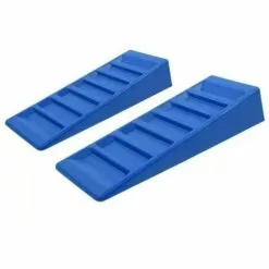 ProPlus 2 Pcs Niveleurs De Caravane 75 Mm Plastique Bleu