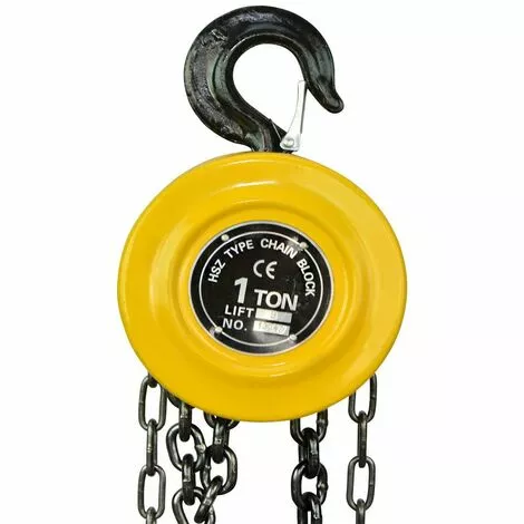 WinchPro - Palan À Chaîne Manuel Charge De 1000kg, Hauteur De Levage De 3 Mètres, Avec Frein De Sécurité, Fabriqué En Alliage D'acier Traité Thermiquement 4 WinchPro - Palan À Chaîne Manuel Charge De 1000kg, Hauteur De Levage De 3 Mètres, Avec Frein De Sécurité, Fabriqué En Alliage D'acier Traité Thermiquement – Image 4