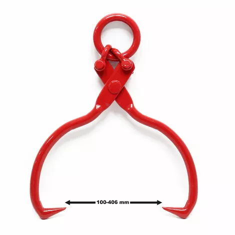 WILTEC Pince Forestière Pour Troncs Max. 450 Mm, Force 680 Kg, Pince De Levage, 2 Mandrins De Serrage 3 WILTEC Pince Forestière Pour Troncs Max. 450 Mm, Force 680 Kg, Pince De Levage, 2 Mandrins De Serrage – Image 3