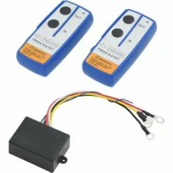 VidaXL 2 Pcs Télécommandes Sans Fil Pour Treuil Avec Récepteur - Bleu