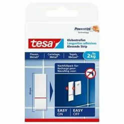 TESA 77760-00-00 LOT DE 9 LANGUETTES ADHÉSIVES POUR CARRELAGE 2 KG 77760-00000-00