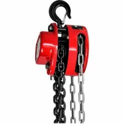 STEINBERG Treuil Palan Manuel À Chaîne De Levage En Acier Linguet G80 Hauteur 3M 3000 Kg - Rouge -Treuil, cric, palan et accessoires Soldes Boutique 14821375 3