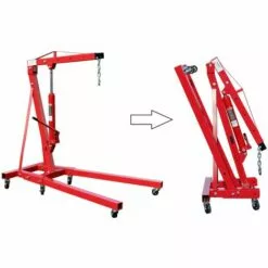 BIGB Grue D'atelier Hydraulique Pliante 1000 Kg