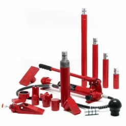 WILTEC Jeu Vérin Hydraulique Carrossier Puissance De 10 Tonnes Coffret De Redressage & Accessoires Inclus -Treuil, cric, palan et accessoires Soldes Boutique 14904558 5