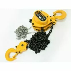 Varan Motors - HSZ-CB5T Palan à Main, Palan à Chaîne 5000Kg, Hauteur De Levage 3m, Avec Roulement à Billes - Jaune