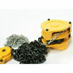 Varan Motors - HSZ-CB5T Palan à Main, Palan à Chaîne 5000Kg, Hauteur De Levage 3m, Avec Roulement à Billes - Jaune -Treuil, cric, palan et accessoires Soldes Boutique 1584940 4