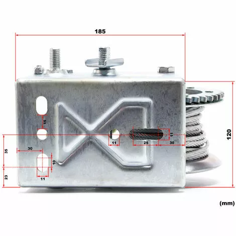 WILTEC Treuil à Câble Manuel De Halage Charge Max. 900kg 10m Rapport De Transmision 4.1 8:1 Bateau Auto 5 WILTEC Treuil à Câble Manuel De Halage Charge Max. 900kg 10m Rapport De Transmision 4.1 8:1 Bateau Auto – Image 5