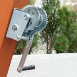 WILTEC Treuil à Câble Manuel De Halage Charge Max. 1100kg 8m Rapport De Transmision 4.1 8:1 Bateau Auto -Treuil, cric, palan et accessoires Soldes Boutique 1585709 2