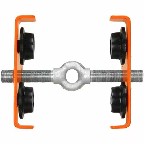 ECD GERMANY Chariot Mécanique Roulant Porte Palan Chariot à Poutre 2 Tonnes 2000kg 66-220 Mm 2 ECD GERMANY Chariot Mécanique Roulant Porte Palan Chariot à Poutre 2 Tonnes 2000kg 66-220 Mm – Image 2