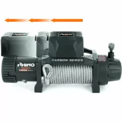 Rhino Winch Treuil électrique RHINO 13500 Lb / 6125 Kg 12v - Câble En Acier Noir Robuste Avec Télécommande Sans Fil - Garantie 2 Ans 8 Rhino Winch Treuil électrique RHINO 13500 Lb / 6125 Kg 12v - Câble En Acier Noir Robuste Avec Télécommande Sans Fil - Garantie 2 Ans -Treuil, cric, palan et accessoires Soldes Boutique 16234269 4