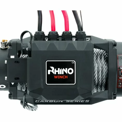 Rhino Winch Treuil électrique RHINO 13500 Lb / 6125 Kg 12v - Câble En Acier Noir Robuste Avec Télécommande Sans Fil - Garantie 2 Ans 5 Rhino Winch Treuil électrique RHINO 13500 Lb / 6125 Kg 12v - Câble En Acier Noir Robuste Avec Télécommande Sans Fil - Garantie 2 Ans – Image 5