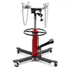 WILTEC Vérin De Fosse Cric Hydraulique Transmission Lève Moteur Mobile Chèvre 500kg Hauteur 820-1540mm