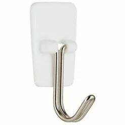 COMMAND 3M CROCHET AVEC POINTE EN MÉTAL, BLANC, TAILLE: S NOIR 17067FGN