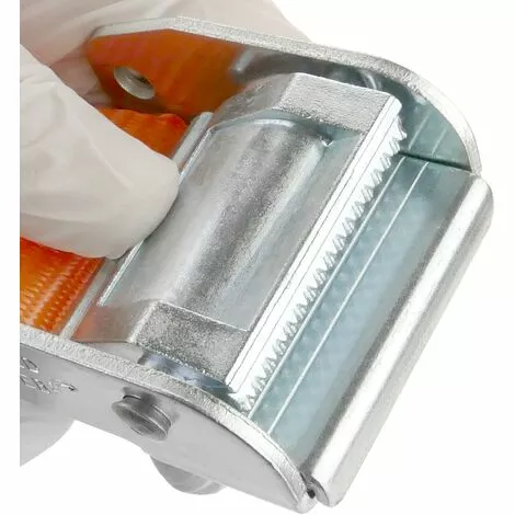 PrimeMatik - Lot De 2 Sangles D'arrimage Avec Boucle De 5m X 50mm 1200Kg, Couleur Orange 4 PrimeMatik - Lot De 2 Sangles D'arrimage Avec Boucle De 5m X 50mm 1200Kg, Couleur Orange – Image 4