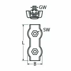 AFG DIFFUSION Kit Serre Cable Double Et Cosse Coeur Câble De 4mm Inox Angle Racine > Accueil > CABLE > Accessoires Pour Câbles Inox > Serre Câble Inox -Treuil, cric, palan et accessoires Soldes Boutique 18322157 3