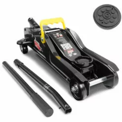 DEUBA Cric Hydraulique Capacité 2 Tonnes Avec Valise Et Patins En Caoutchouc Inclus Levée De 85 à 330mm Cric De Levage Voiture Véhicules -Treuil, cric, palan et accessoires Soldes Boutique 18473360 5