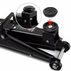 DEUBA Set Cric Hydraulique 3 Tonnes Patin En Caoutchouc Anti-rayures Set Compact Et Robuste Levée De 135 à 400 Mm -Treuil, cric, palan et accessoires Soldes Boutique 18473560 3