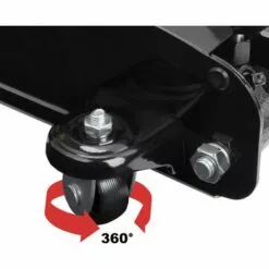 DEUBA Set Cric Hydraulique 3 Tonnes Patin En Caoutchouc Anti-rayures Set Compact Et Robuste Levée De 135 à 400 Mm -Treuil, cric, palan et accessoires Soldes Boutique 18473560 4