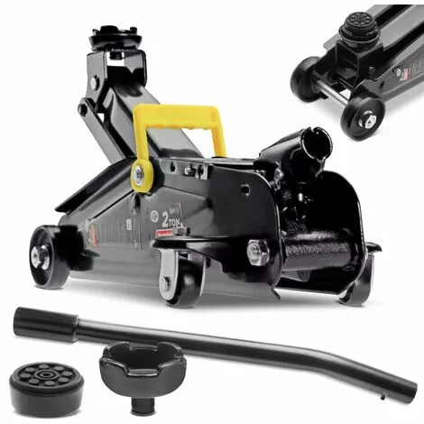 Deuba Cric Hydraulique 2 Tonnes Compact Et Puissant Patin En Caoutchouc Inclus Valise De Transport Incluse 2 Deuba Cric Hydraulique 2 Tonnes Compact Et Puissant Patin En Caoutchouc Inclus Valise De Transport Incluse – Image 2