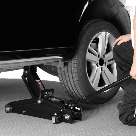 DEUBA Cric Hydraulique 3 Tonnes Voiture Véhicule Levée 135-400 Mm - Clé Dynamométrique 2 DEUBA Cric Hydraulique 3 Tonnes Voiture Véhicule Levée 135-400 Mm - Clé Dynamométrique – Image 2