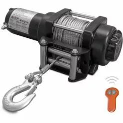 Treuil électrique 12V 1360 Kg 15,2m Avec Télécommande Radio MW-Tools EL1400