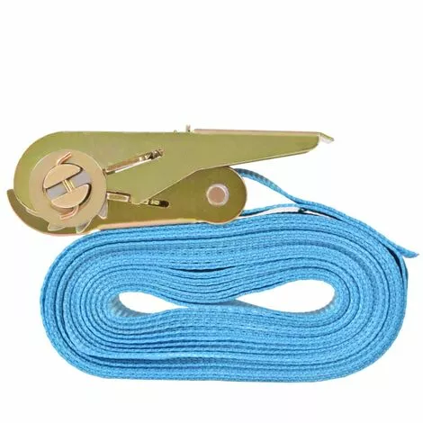 YOUTHUP Sangle D’arrimage 4 Pcs 0,8 Tonne 6 M X 25 Mm Bleu 4 YOUTHUP Sangle D’arrimage 4 Pcs 0,8 Tonne 6 M X 25 Mm Bleu – Image 4