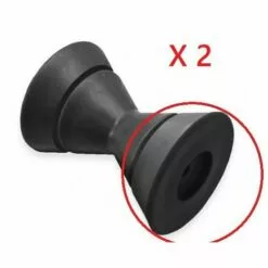 AUTRES Lot De 2 Demis Cônes Pour Bobine De Treuil Noire