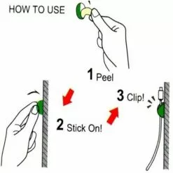 DRILLPRO 12 Pcs Multifonctionnel Fil Cordon Cable Drop Clips Cravates USB Chargeur Titulaire Organisateur Avec Adhésif Bureau Fil Rangé LAVENTE -Treuil, cric, palan et accessoires Soldes Boutique 19928178 3