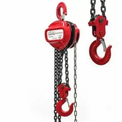 WILTEC Palan à Chaîne 3t Longueur De Chaîne 3m Hauteur De Levage 3m Charges Sylviculture Industrie Atelier