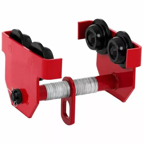 STEINBERG Chariot Porte-Palan Direction Par Poussée CMU 500kg Largeur Variable 70-170 Mm - Argent 1 STEINBERG Chariot Porte-Palan Direction Par Poussée CMU 500kg Largeur Variable 70-170 Mm - Argent