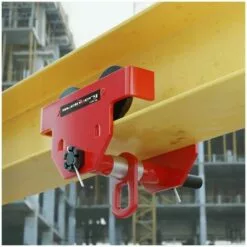 STEINBERG Chariot Porte-Palan Direction Par Poussée CMU 1000kg Largeur Variable 80-200 Mm - Rouge éclatant -Treuil, cric, palan et accessoires Soldes Boutique 24394192 4