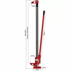WILTEC Farm Jack Tout-terrain ATV 4x4 Cric Pour Véhicule Voiture Tout Terrain 3000 Kg -Treuil, cric, palan et accessoires Soldes Boutique 2441982 3