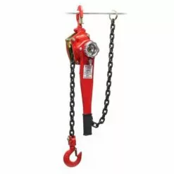 WILTEC Palan à Chaîne 1,5t Longueur De Chaîne 1,5m Levage Simple De Charges Sylviculture Industrie Atelier